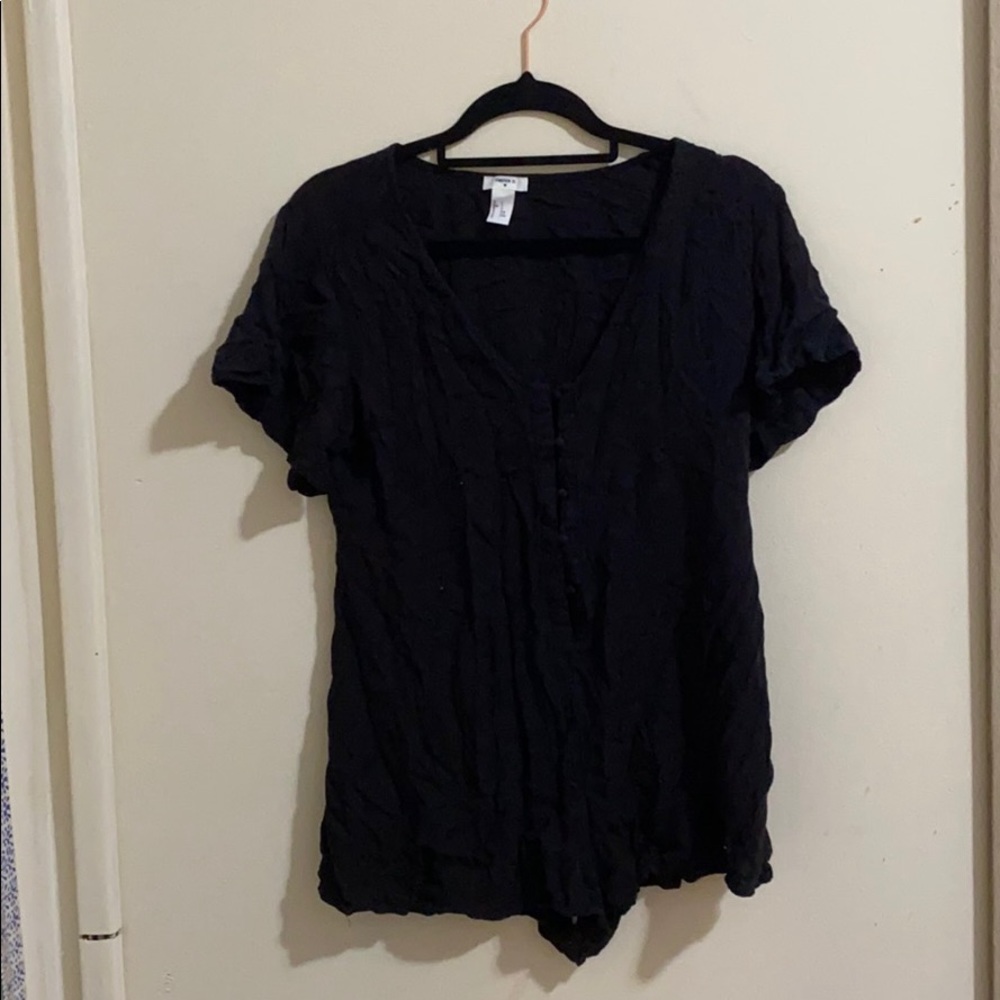 Black Forever 21 Lingerie Romper
